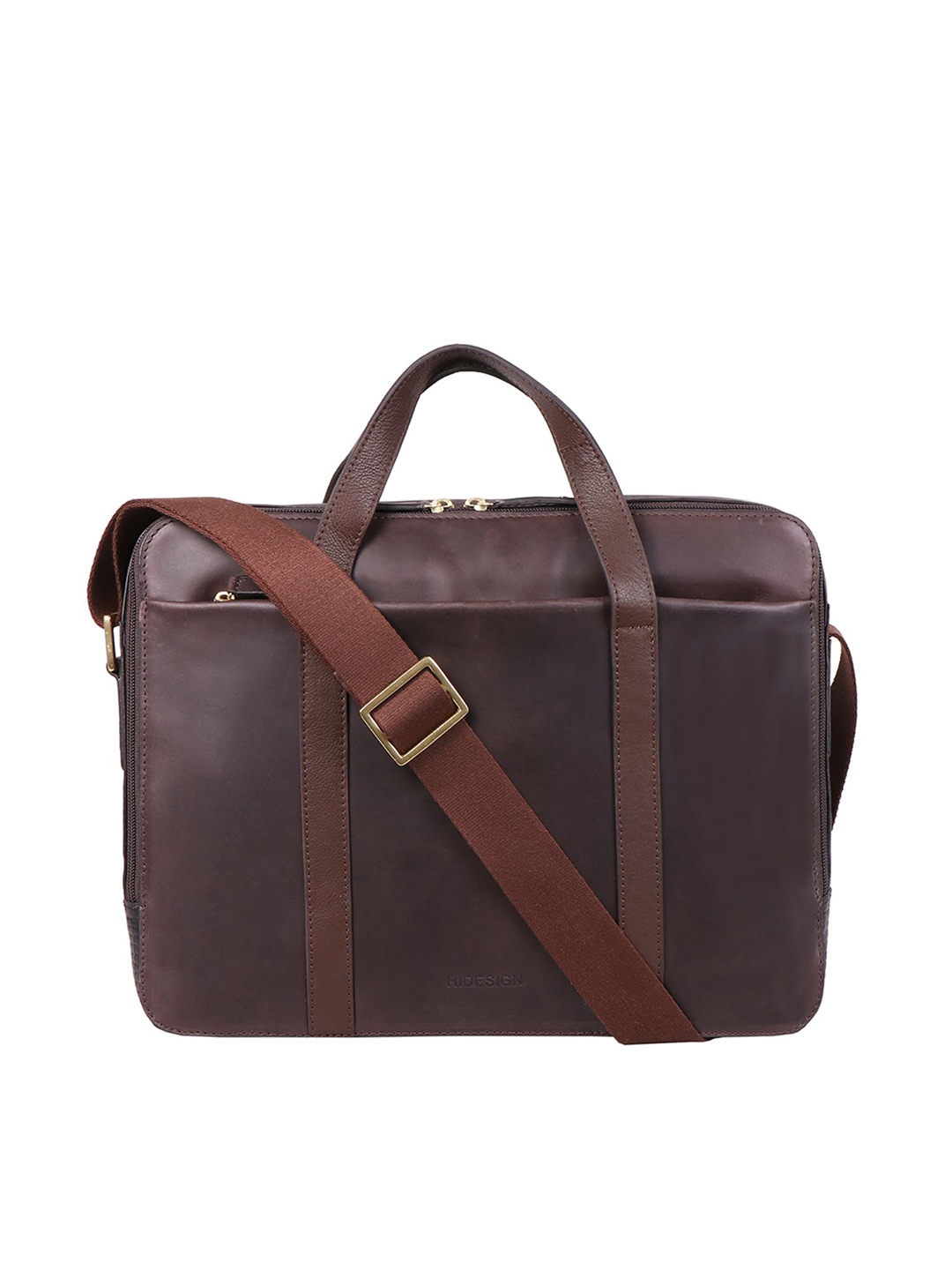 

Hidesign Men Brown Messenger Bag