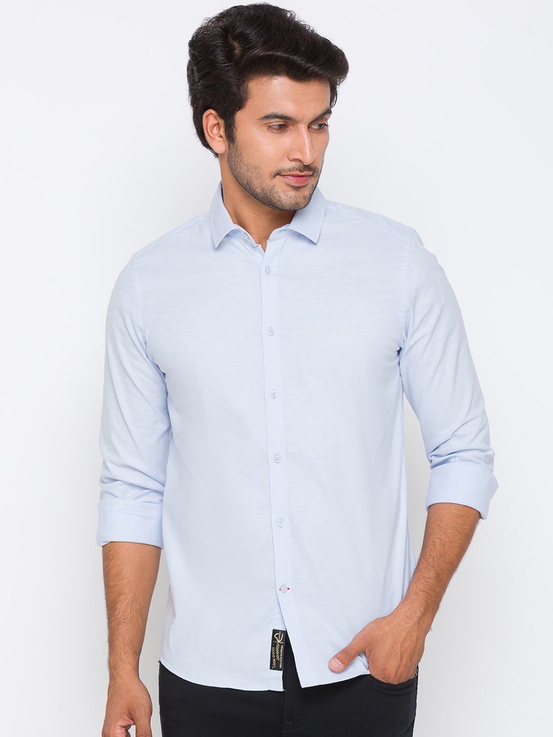 

Being Human Men Blue Slim Fit Casual Shirt