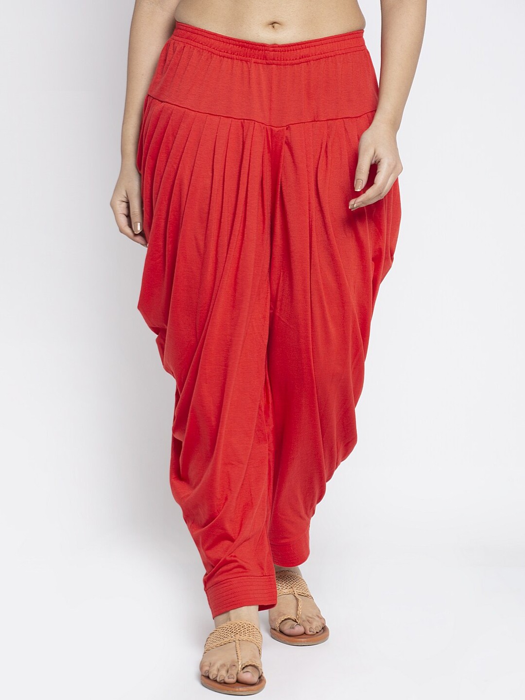 

GRACIT Women Red Solid Salwar