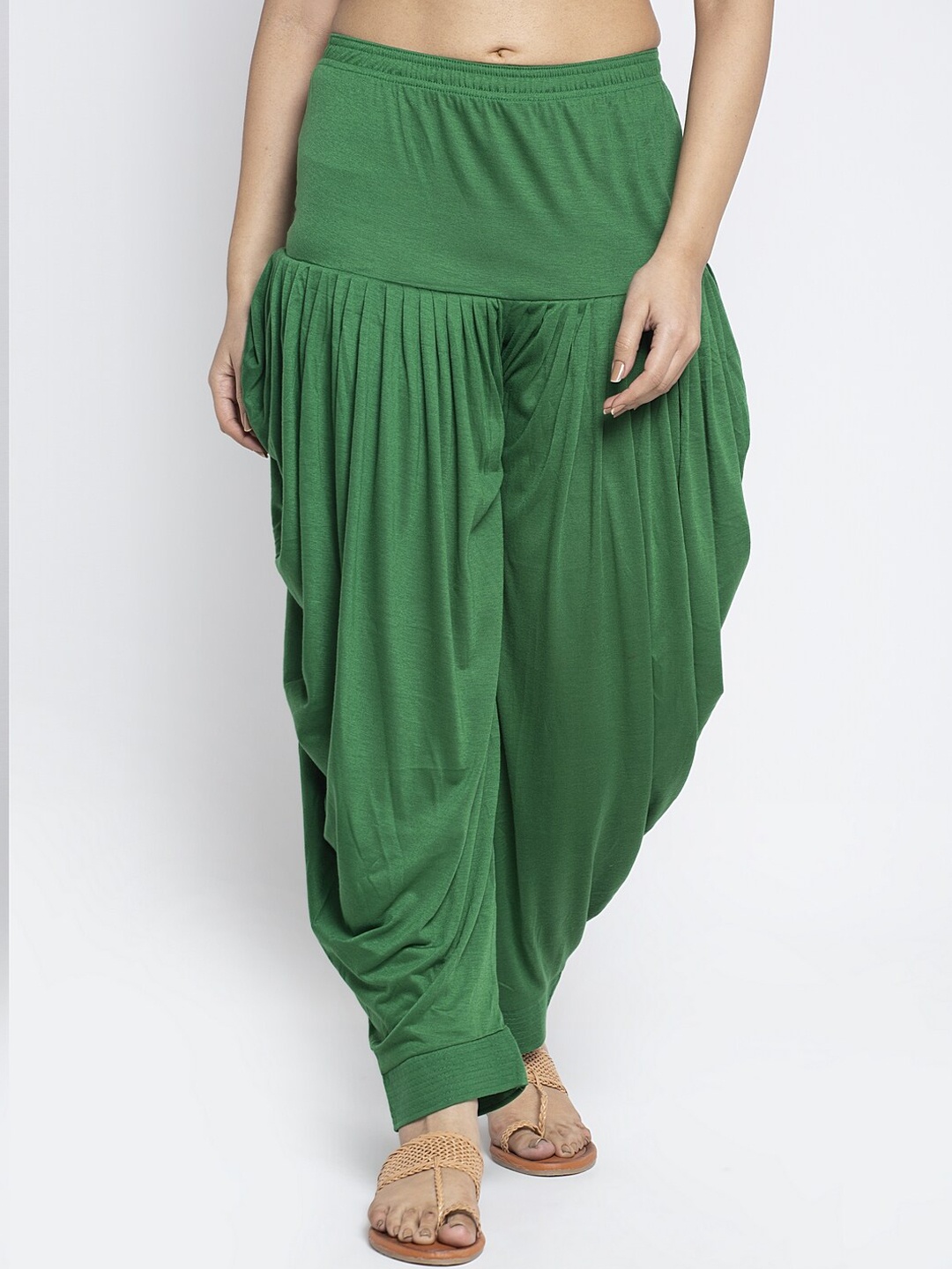 

GRACIT Women Green Solid Salwar