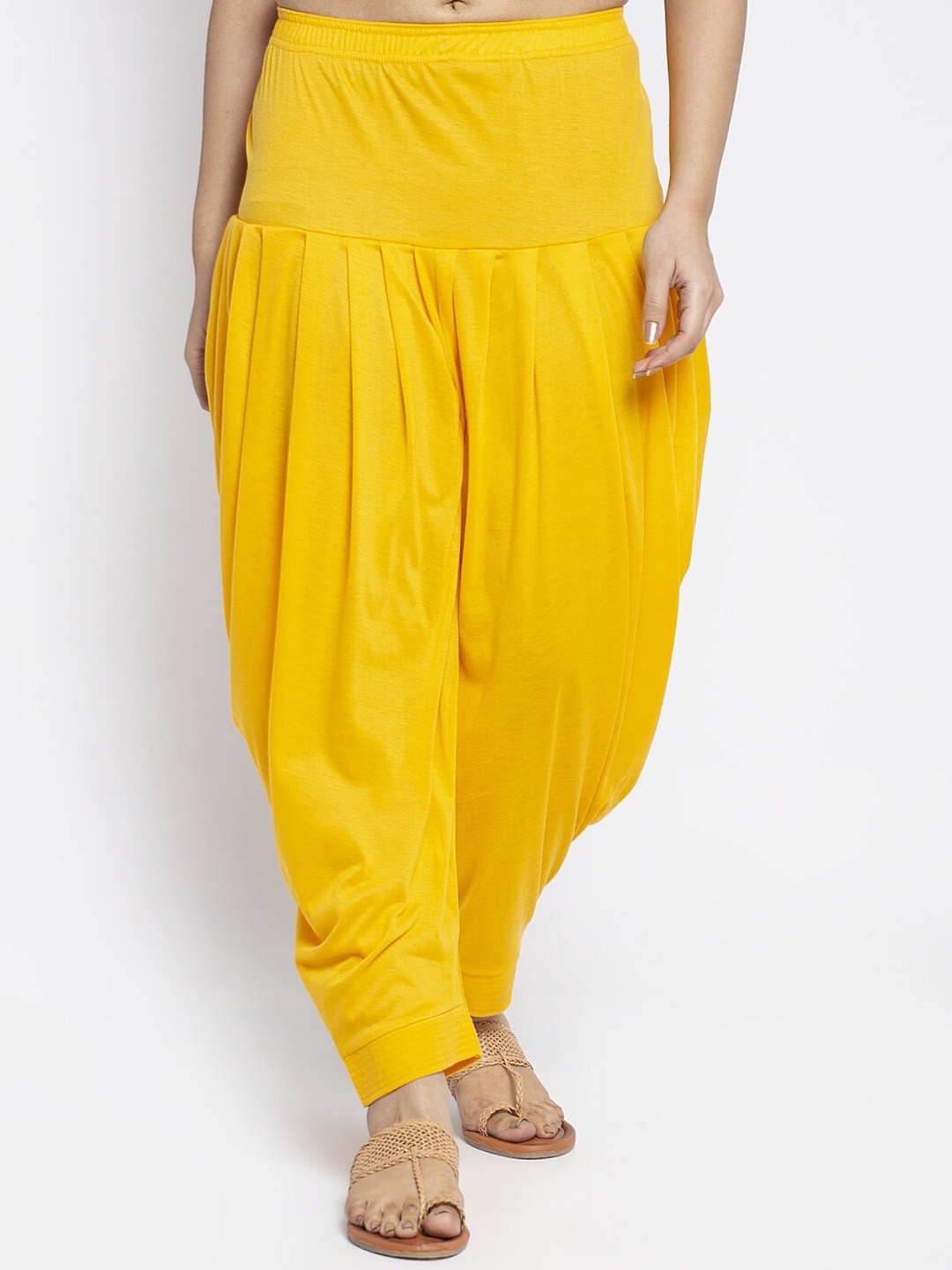 

GRACIT Women Yellow Solid Salwar