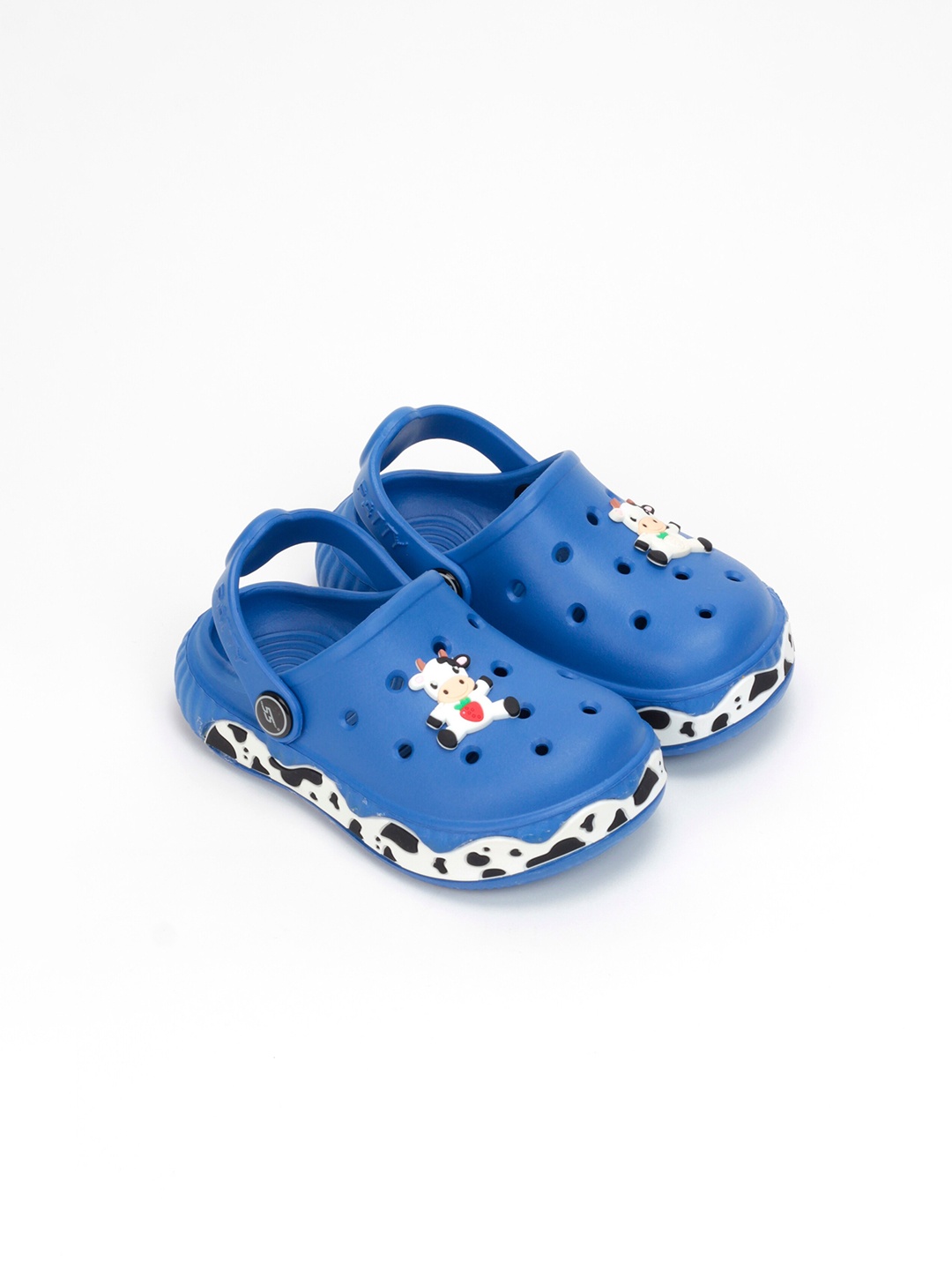 

Lil Lollipop Unisex Kids Blue Cow Clogs