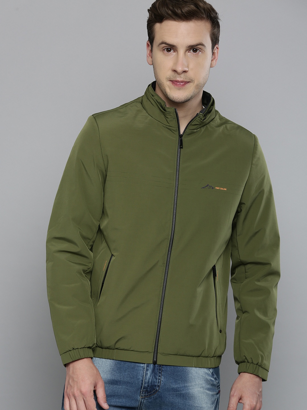 

Fort Collins Men Green Hooded Padded Jacket