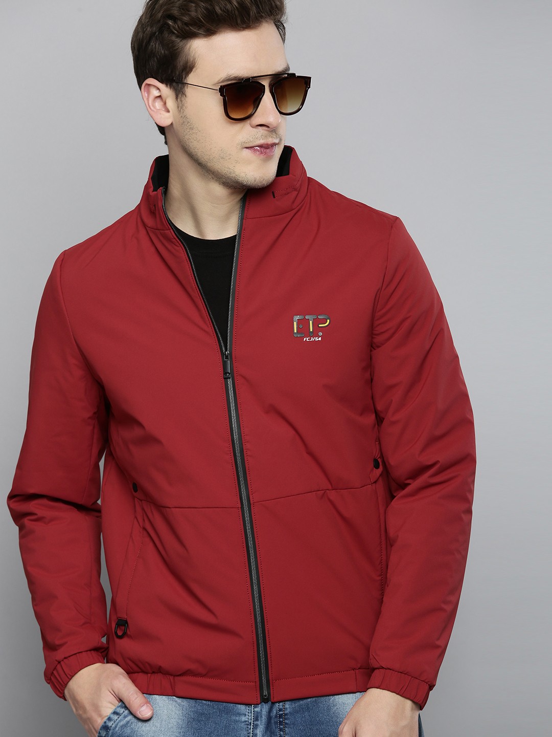 

Fort Collins Men's Burgundy Lightweight Outdoor Sporty Jacket