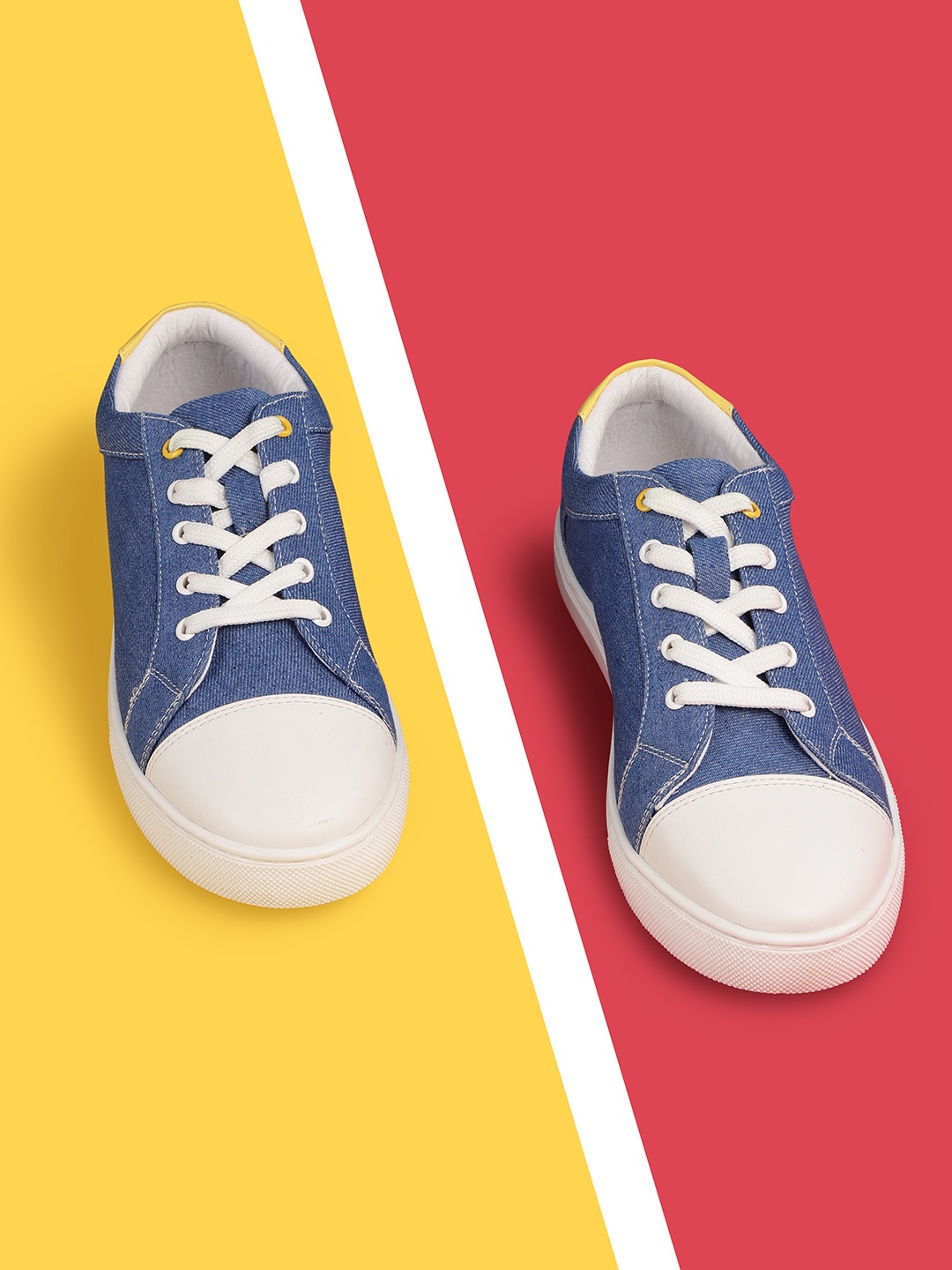 

Kook N Keech Women Blue Solid Sneakers