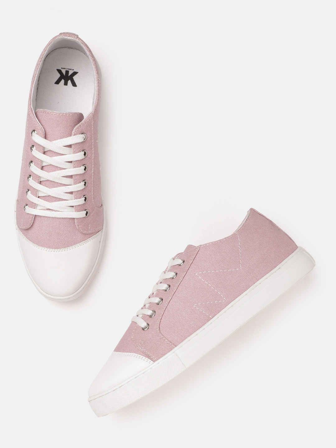 

Kook N Keech Women Pink Solid Sneakers