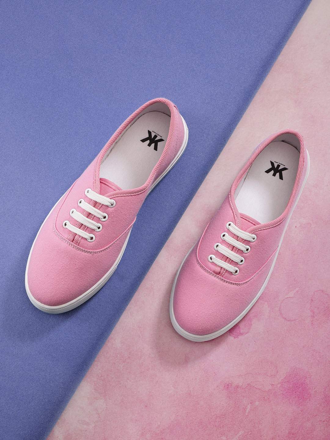 

Kook N Keech Women Pink Solid Sneakers