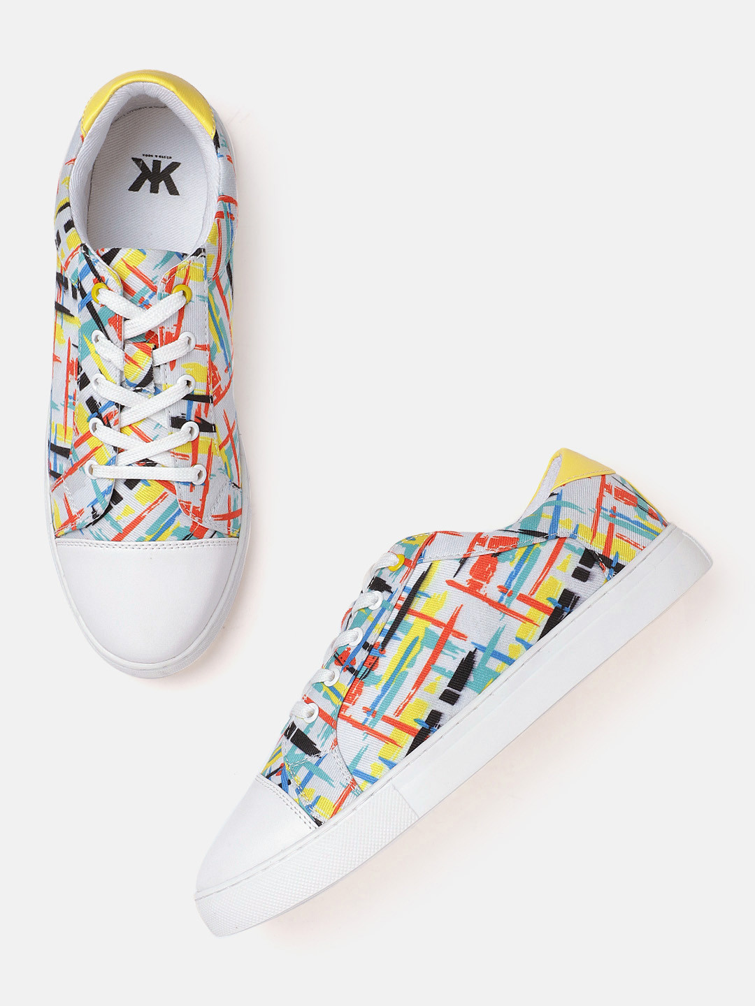 

Kook N Keech Women Multicoloured Printed Sneakers, Multi