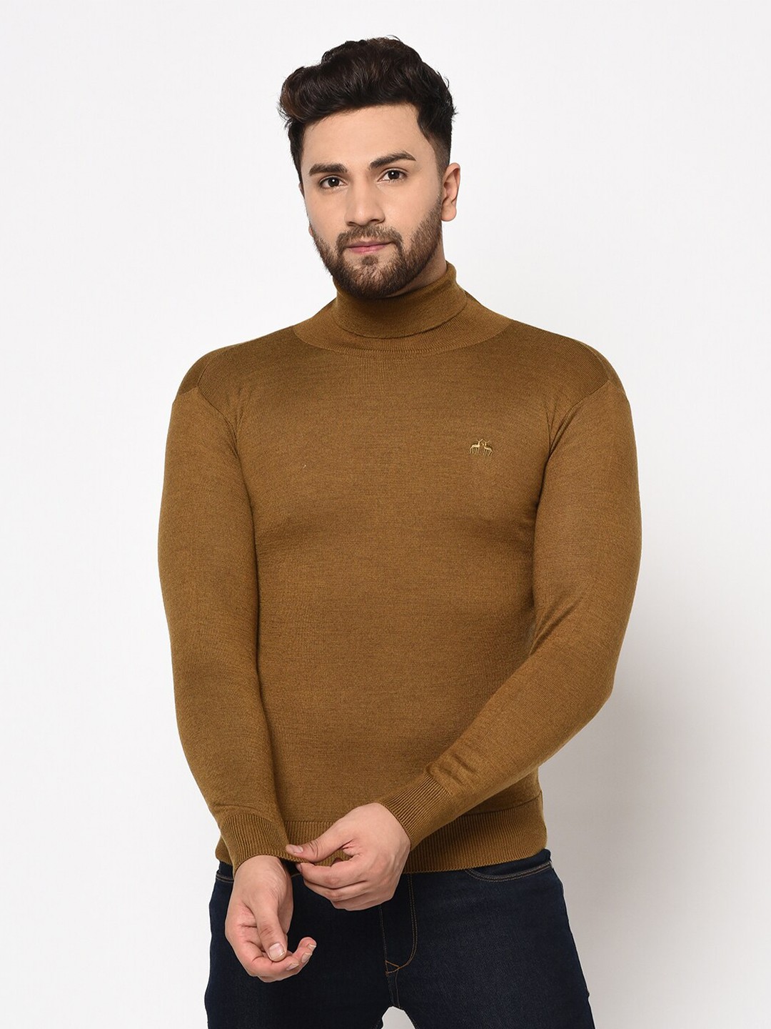 

98 Degree North Men Brown Pullover