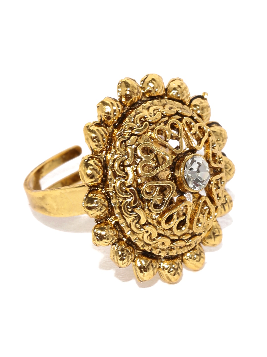

Zaveri Pearls Gold-Toned Ring
