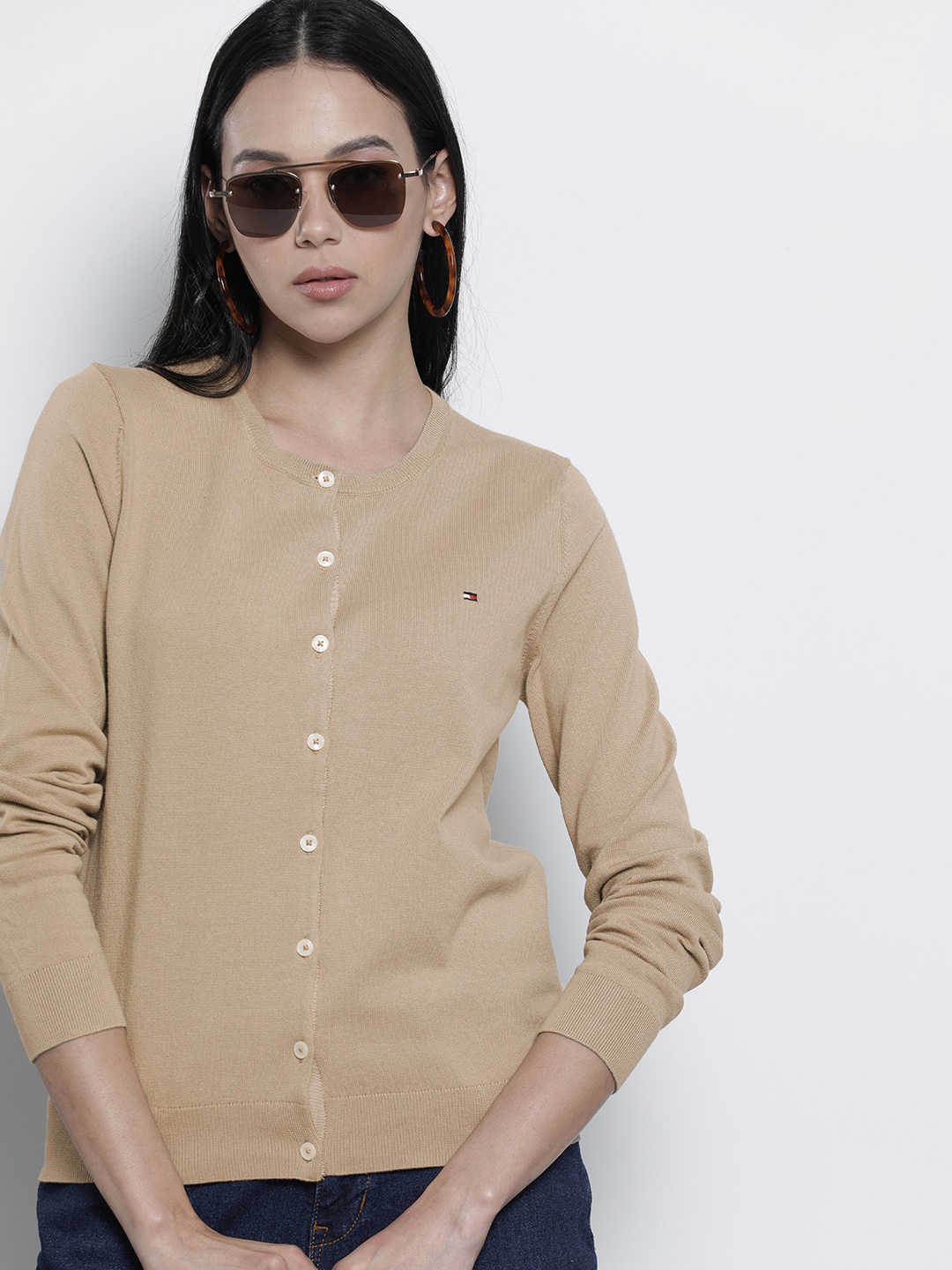 

Tommy Hilfiger Women Beige Cardigan