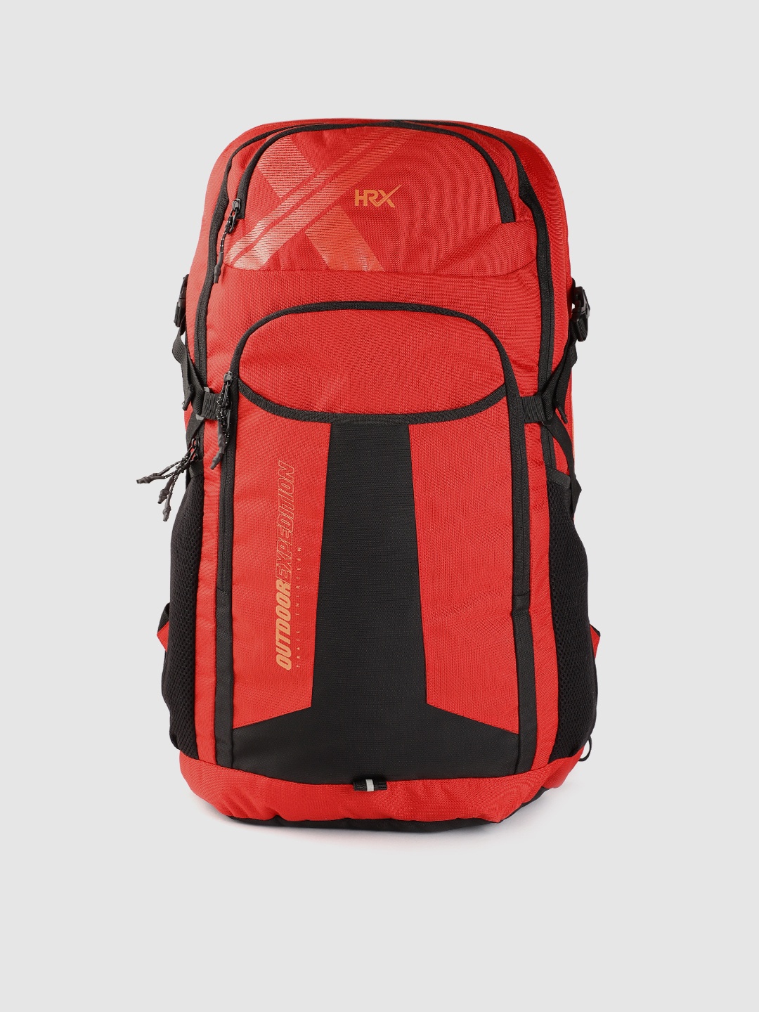 

HRX by Hrithik Roshan Red & Black Colourblocked 16 Inch Laptop Rucksack - 43 L