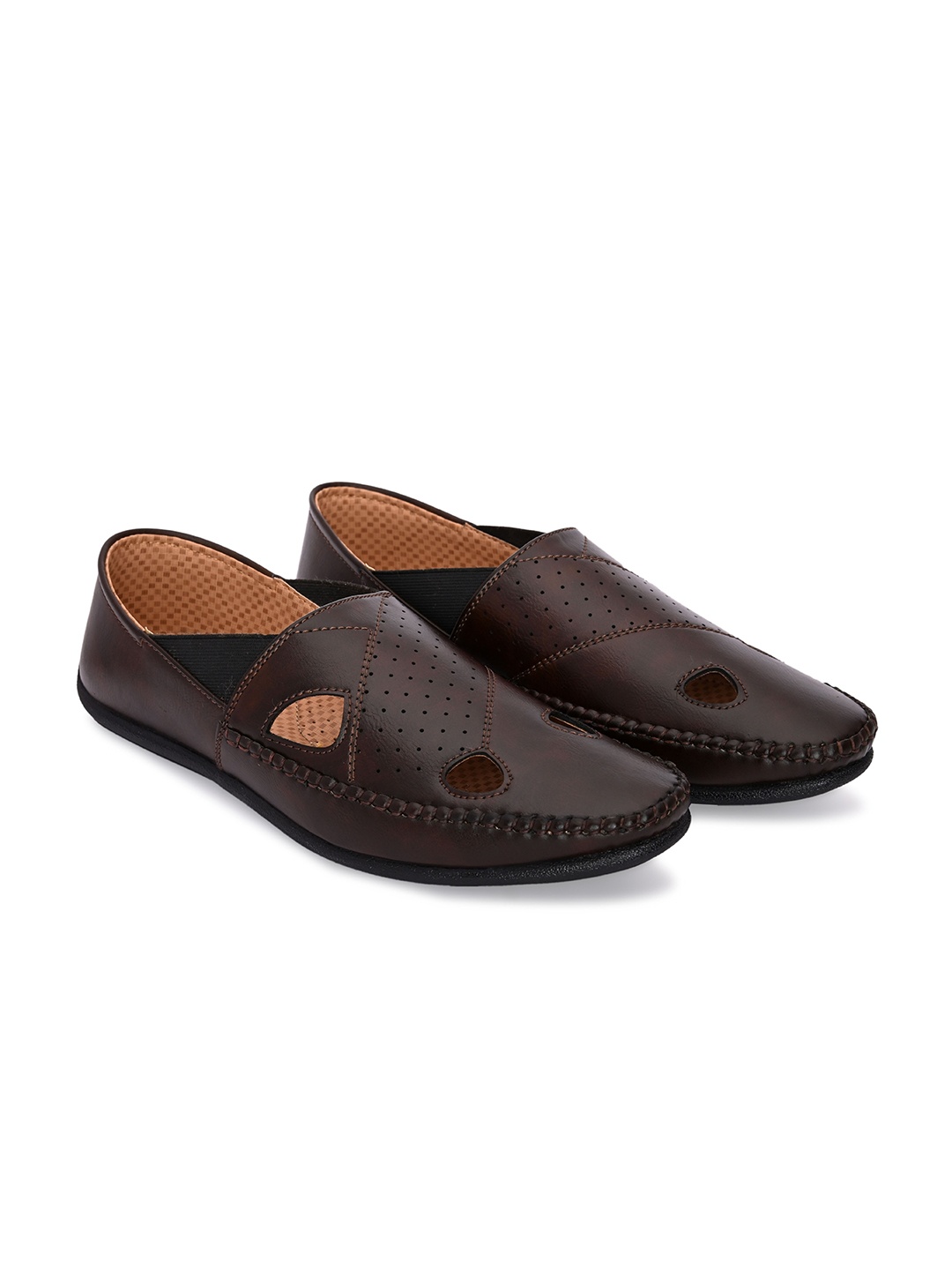 

ALBERTO MORENO Men Brown Shoe-Style Sandals