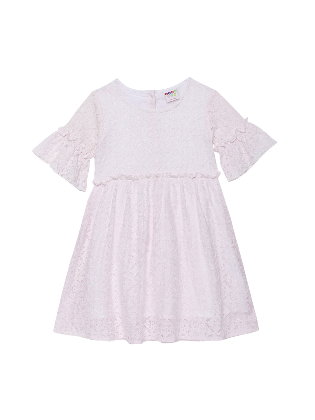 

ZION Girls Pink Floral Lace Dress