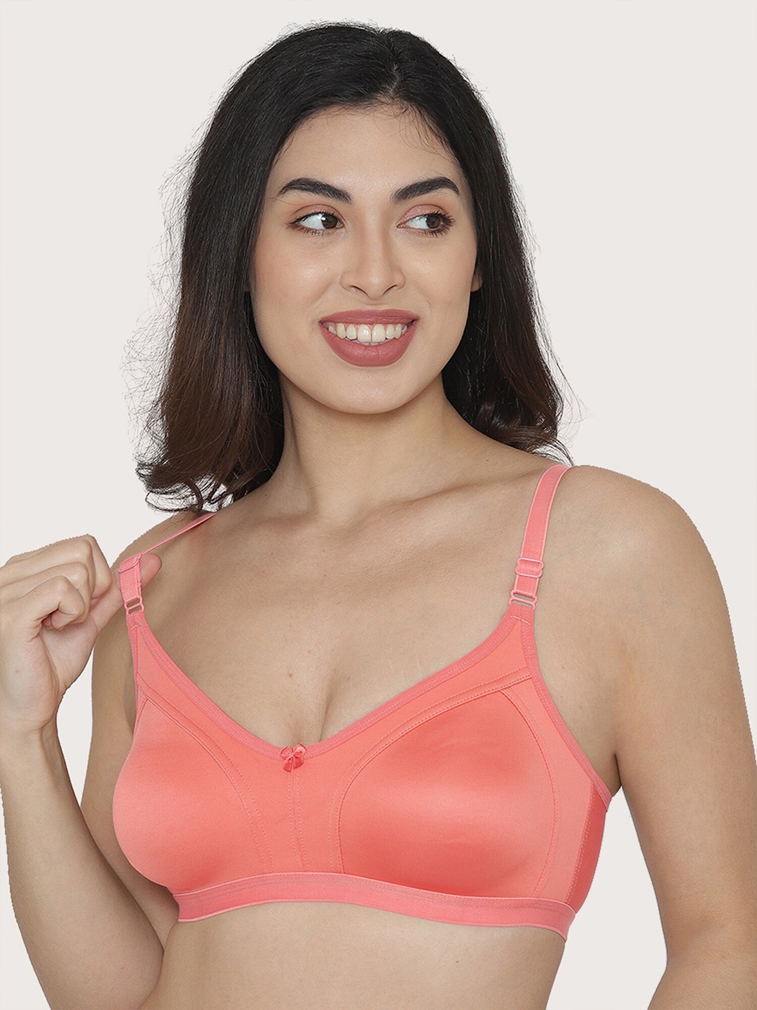 

MAASHIE Coral T-shirt Bra-5004_COREL