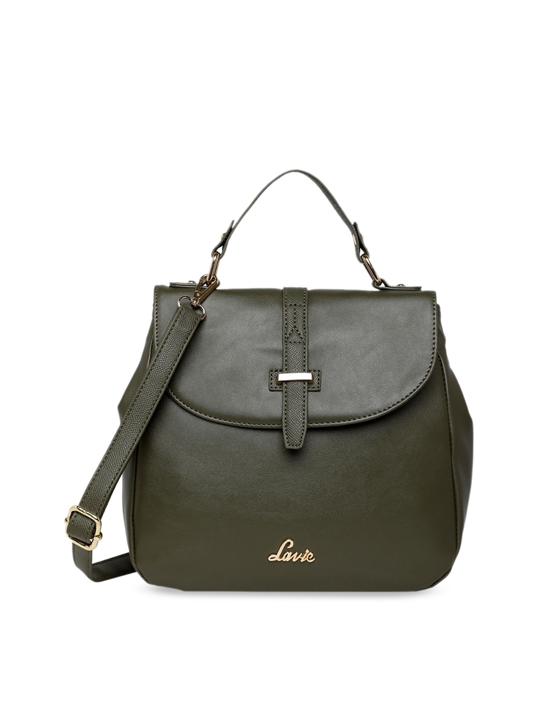 

Lavie Green Structured Satchel