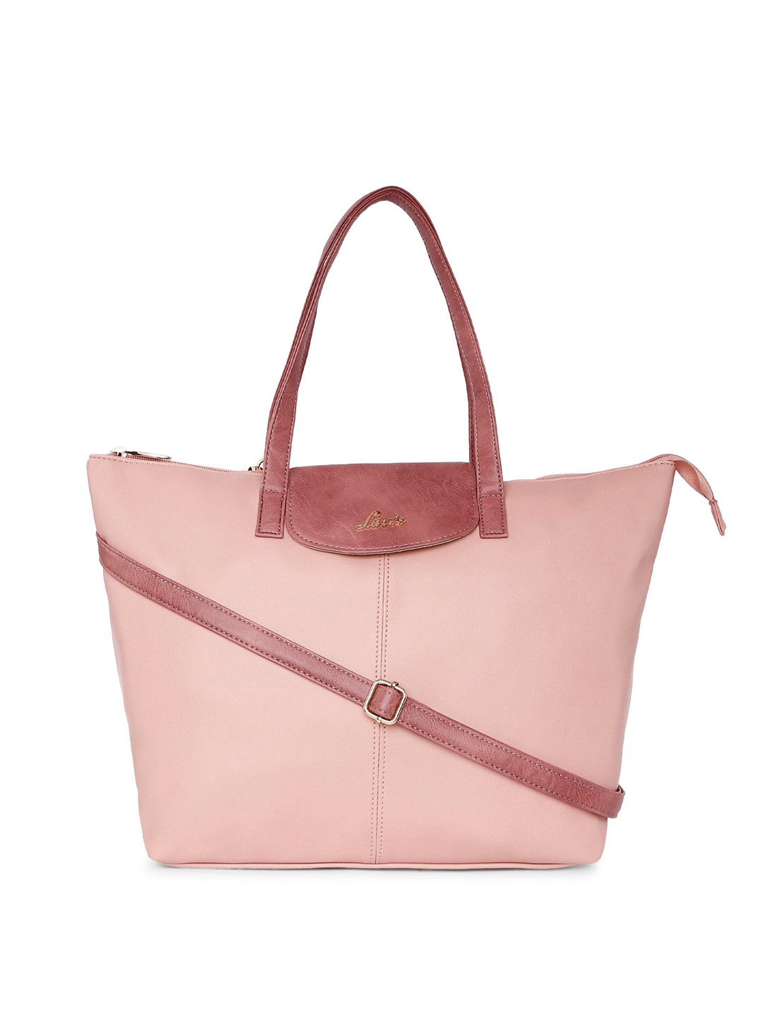 

Lavie Phus Pink Structured Shoulder Bag
