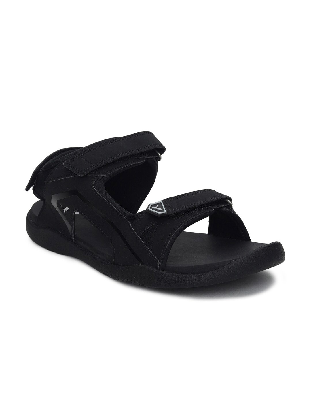 

Puma Men Black & Silver Sandals