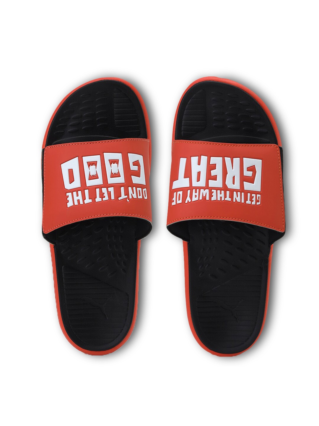 

Puma Softride Basketball Softride Great Men Black & Red Slides