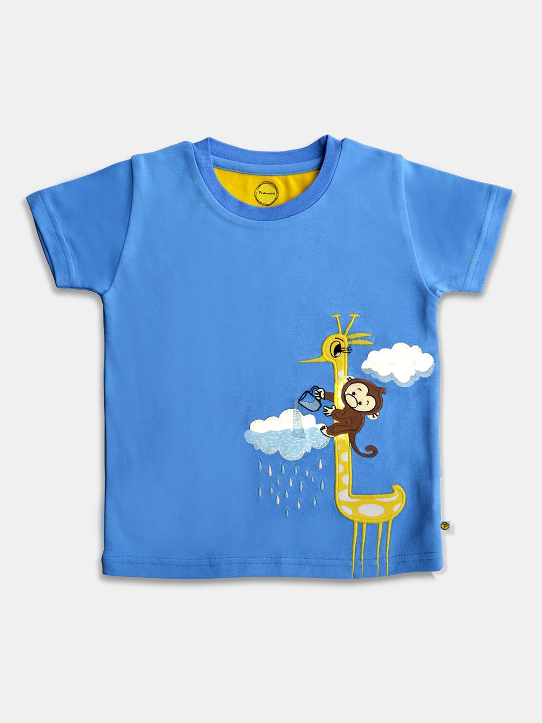 

Pranava Boys Organic Cotton Blue T-shirt