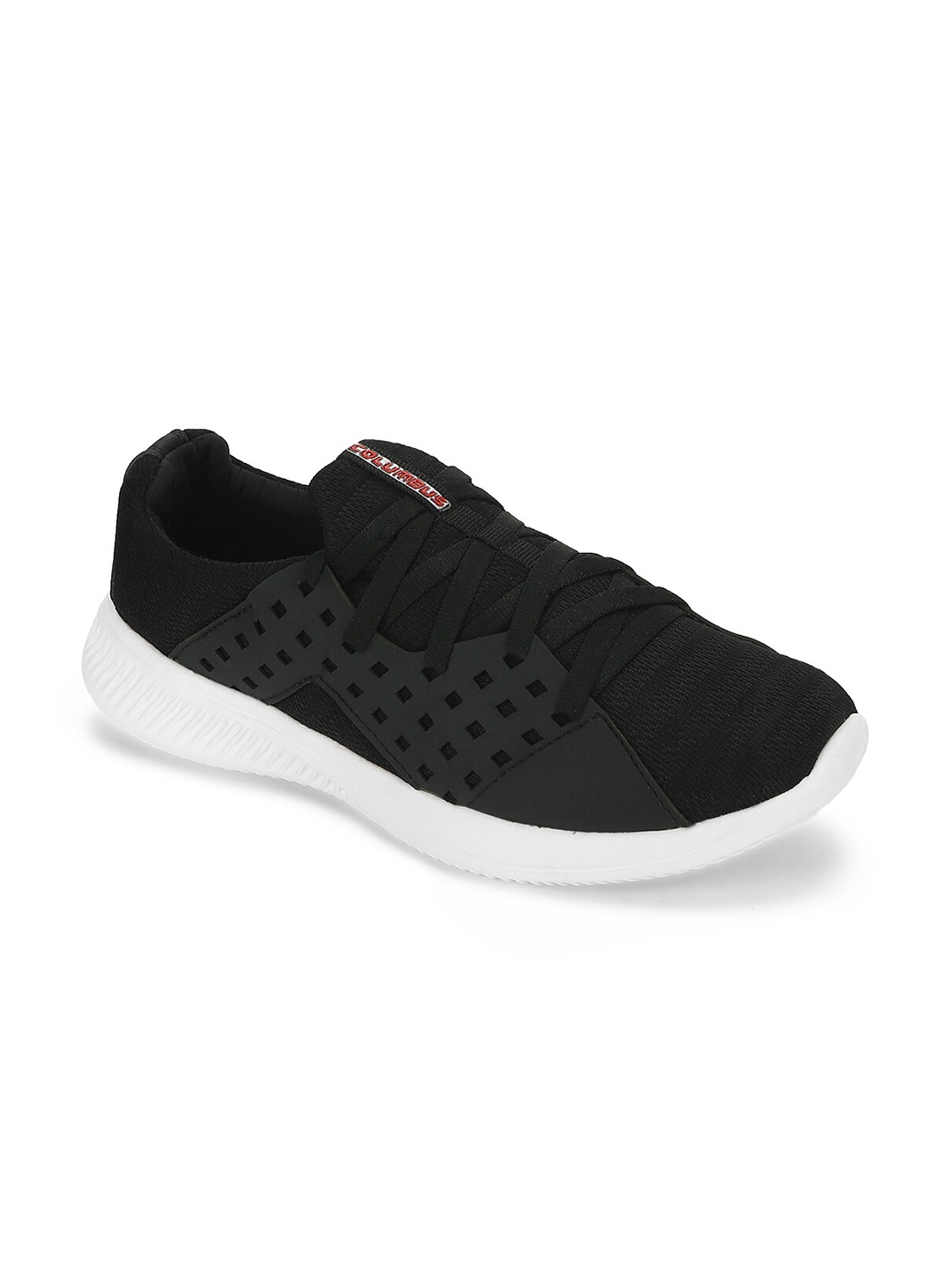 

Columbus Men Black Mesh Running Shoes