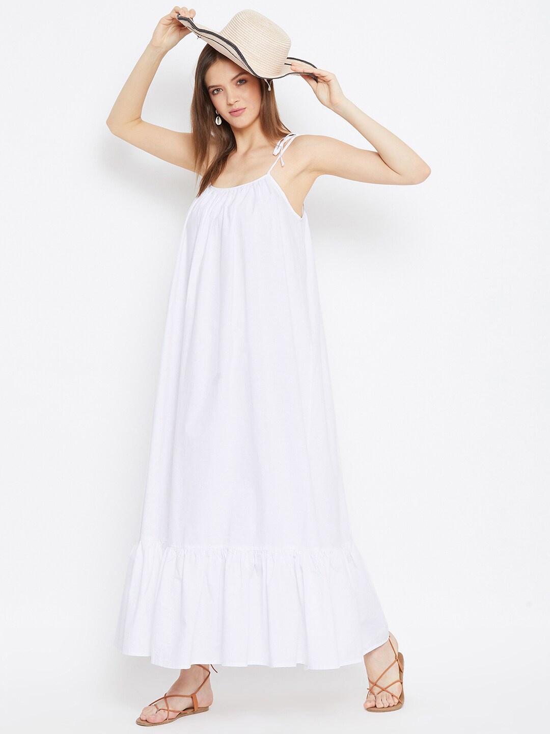 

THE SILHOUETTE STORE White Maxi Dress