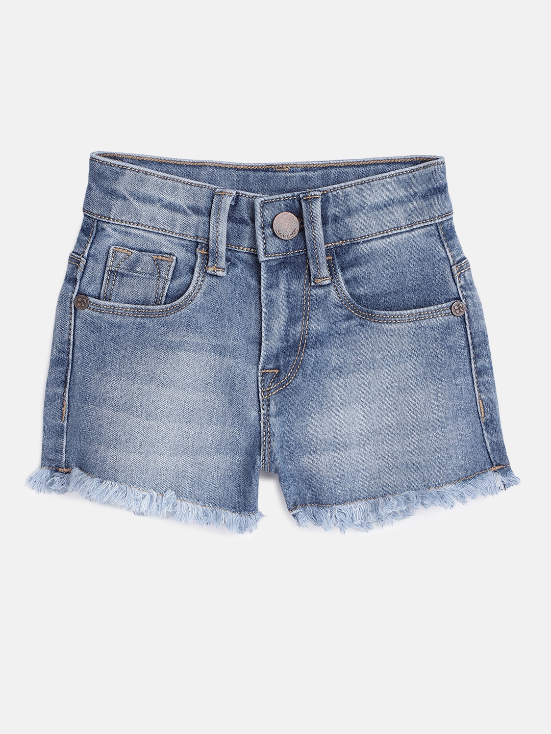 

HERE&NOW Girls Blue Denim Shorts