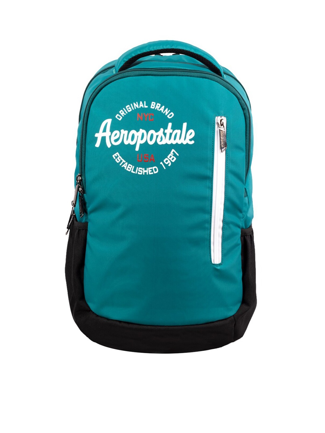 

Aeropostale Unisex Sky Blue & White Printed Backpack