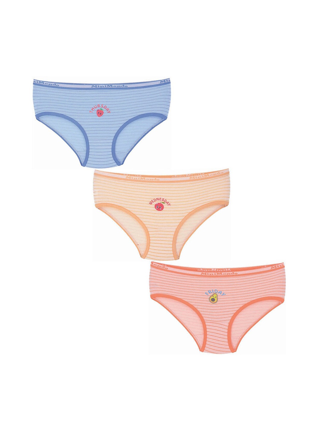 

Zoom Minimondo Kids Pack of 3 Basic Briefs 5014-(1)-28-BLUE