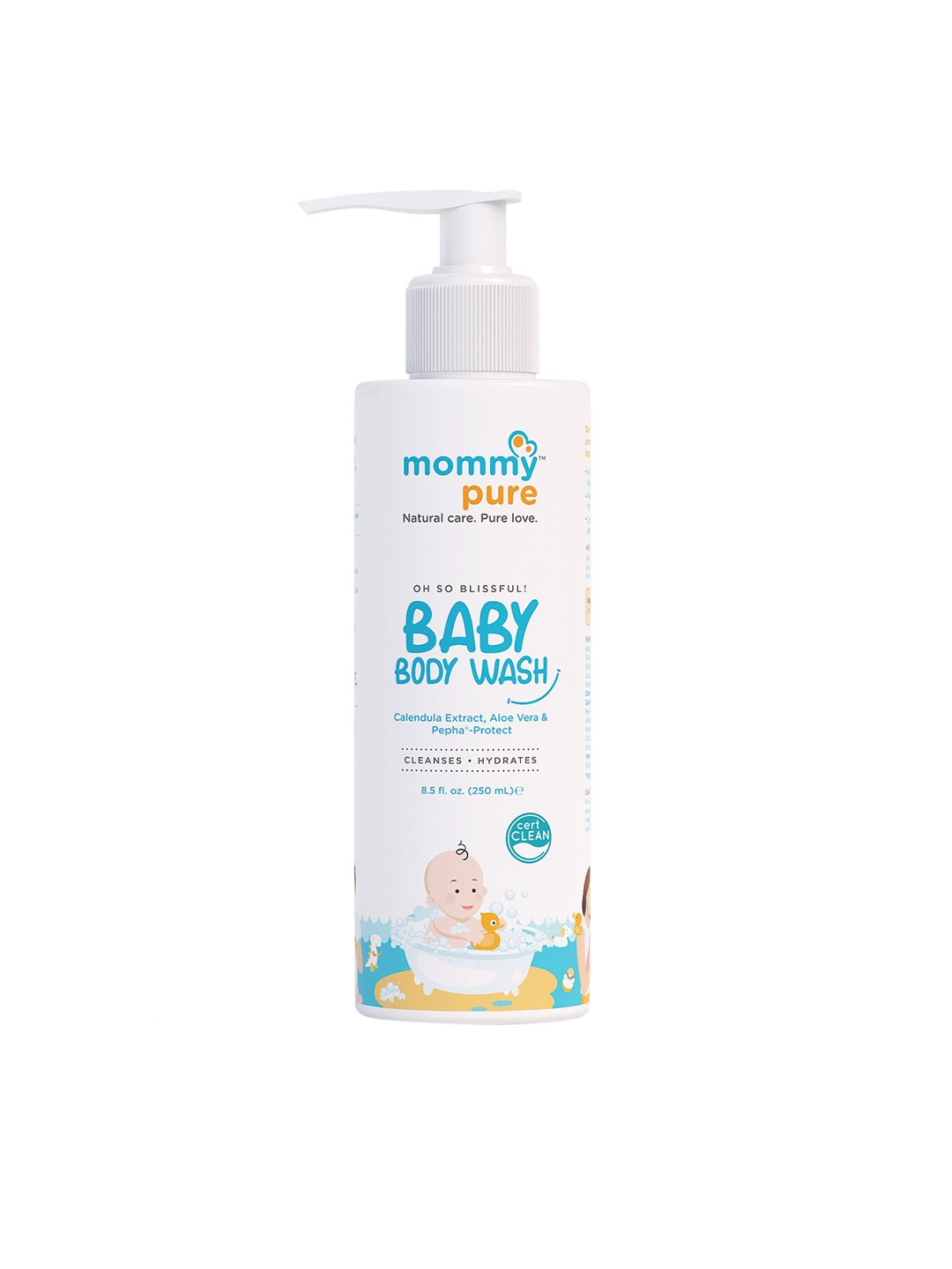 

Mommypure Certified Clean & Natural Tear-Free Natural Baby Wash 250ml, White