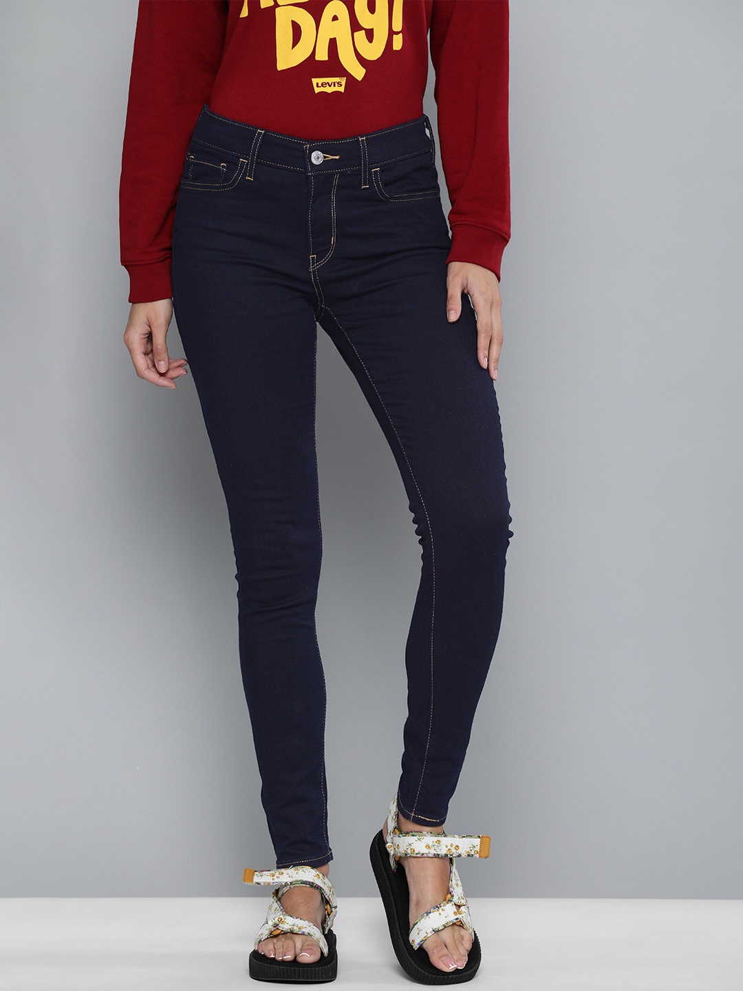 

Levis Women Blue Super Skinny Fit Stretchable Jeans