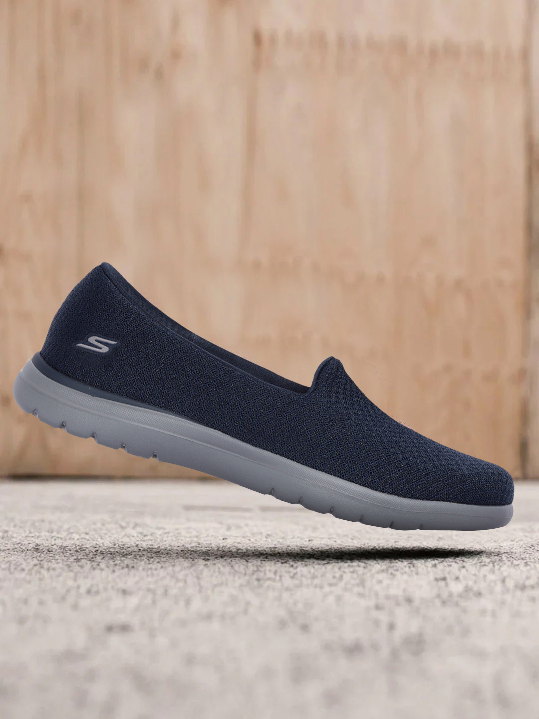 

Skechers Women Navy Blue ON-THE-GO FLEX - CHARM Goga Mat Walking Shoes
