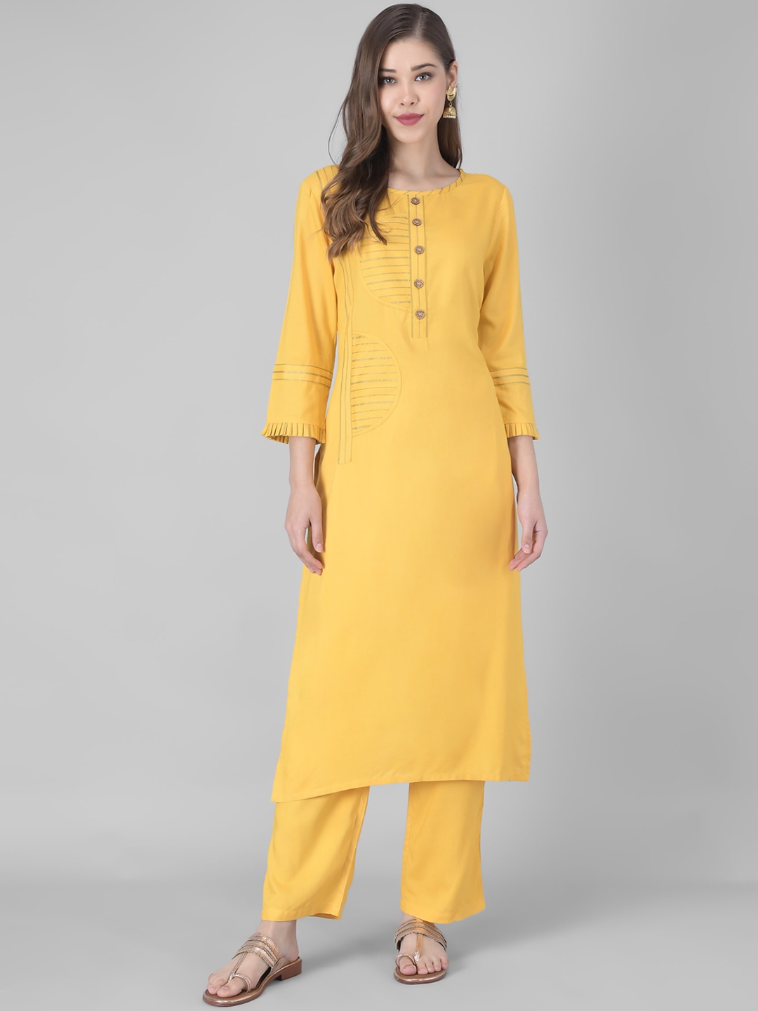 

HERE&NOW Women Yellow Kurta