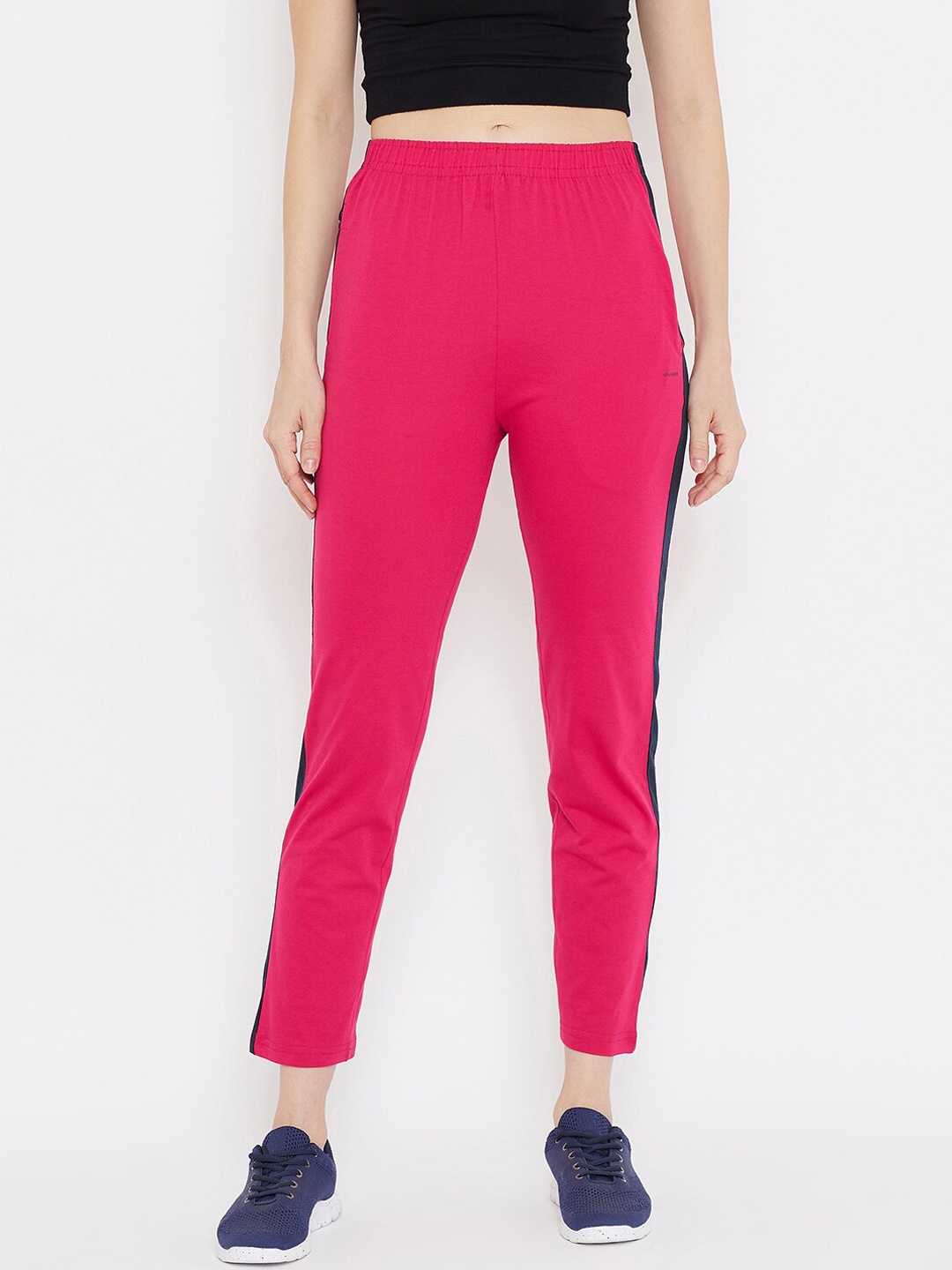 

Okane Women Pink Solid Track Pants