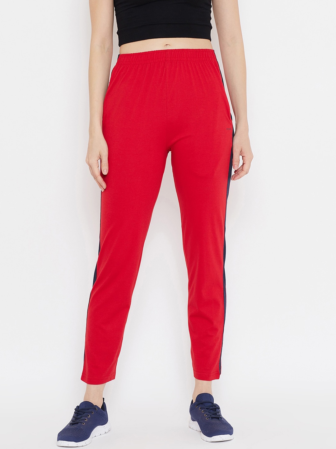 

Okane Women Red Solid Track Pants