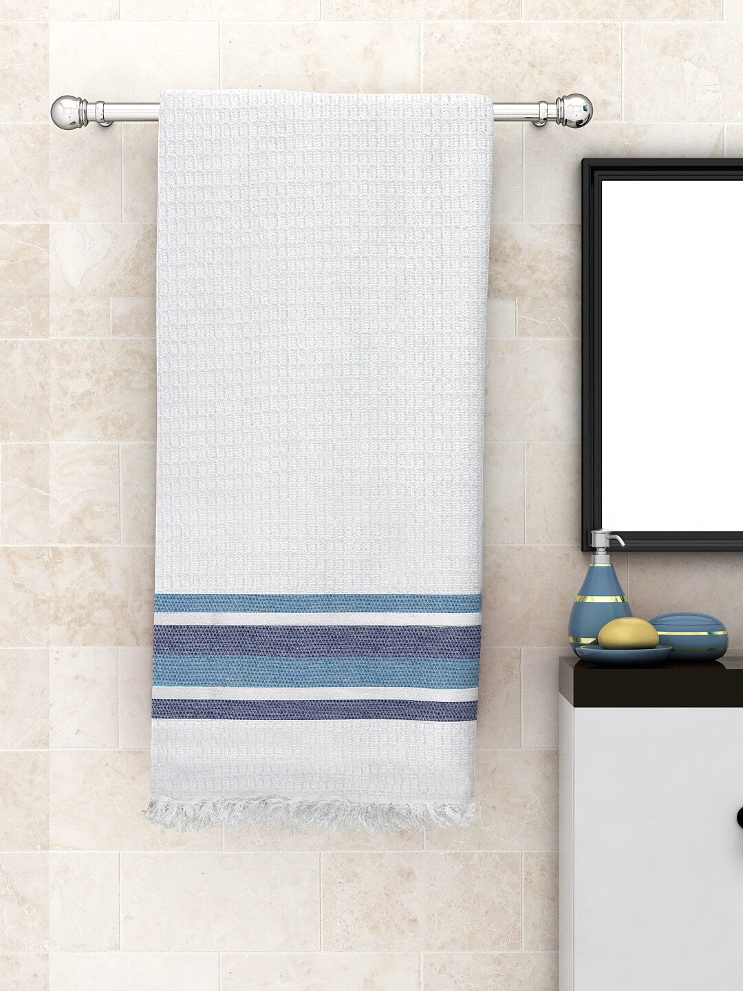 

Athom Trendz Multi Set of 5 Cotton Bath Towels