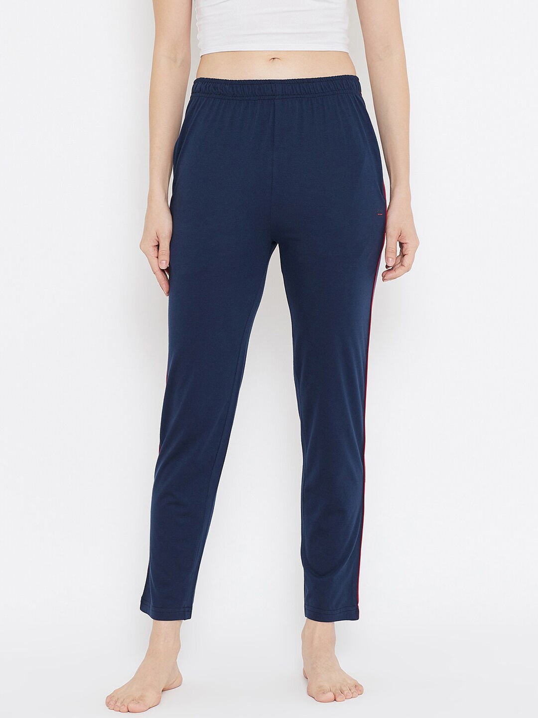 

Okane Women Navy Blue Solid Lounge Pants