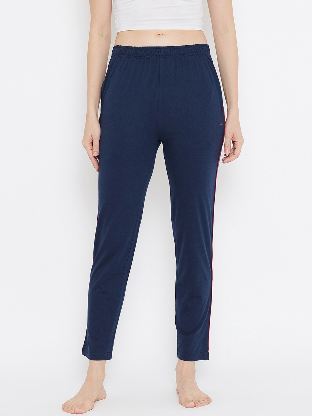 

Okane Women Navy Blue Solid Lounge Pants