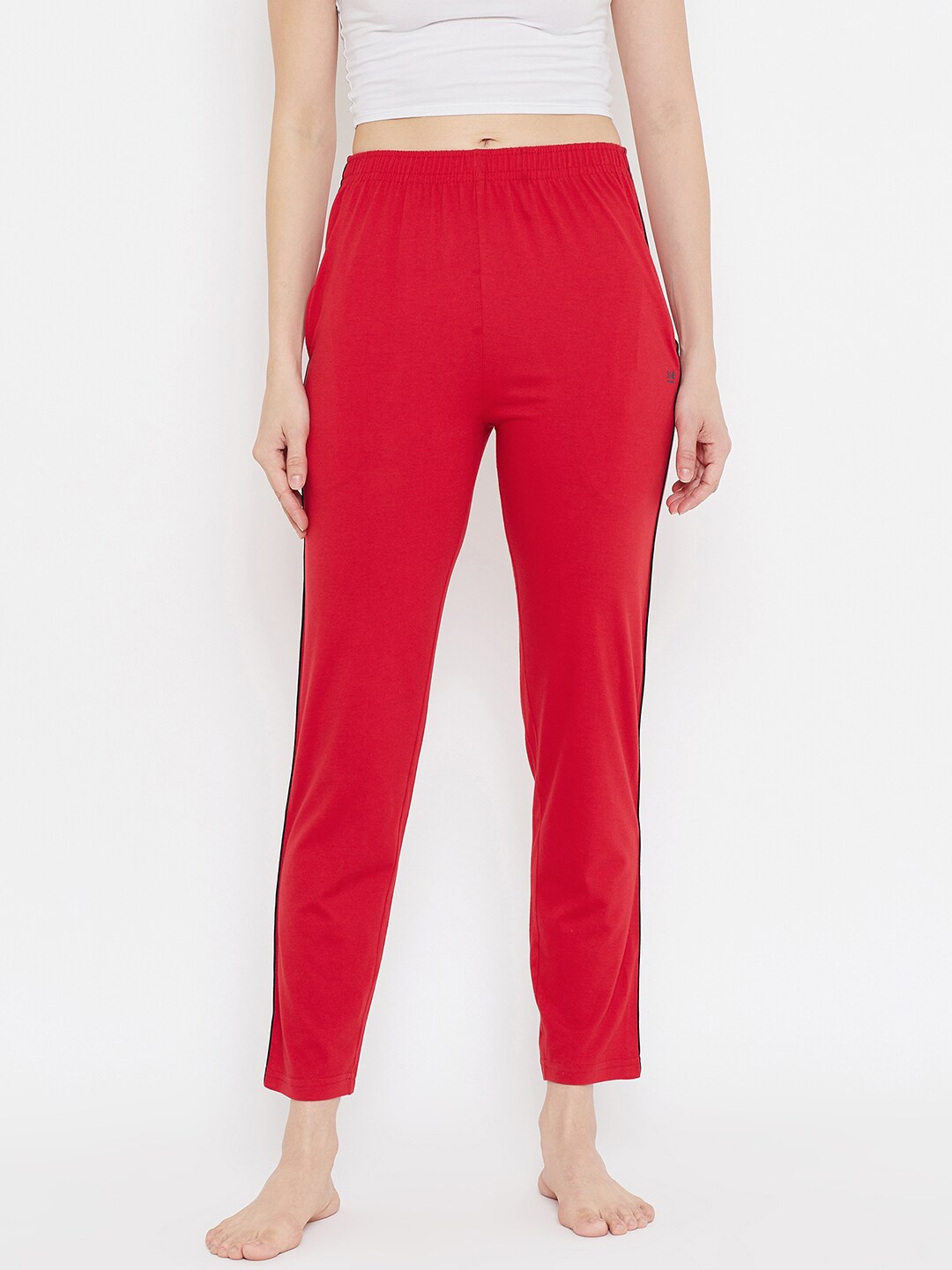 

Okane Women Red Solid Lounge Pants