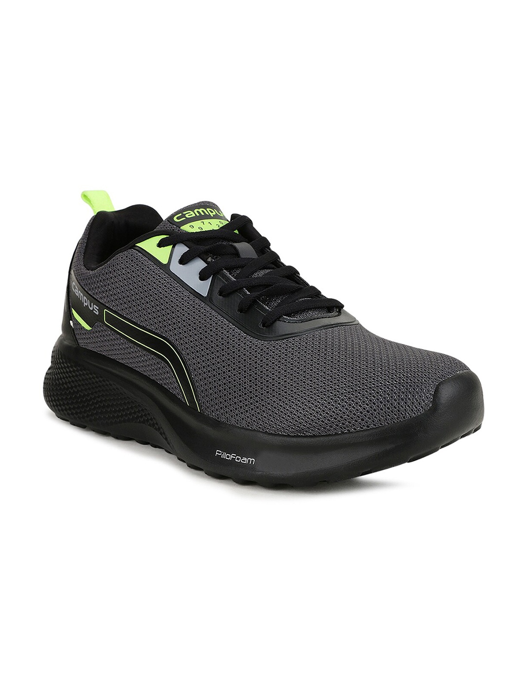 

Campus Men Black Mesh Running Marking Shoes