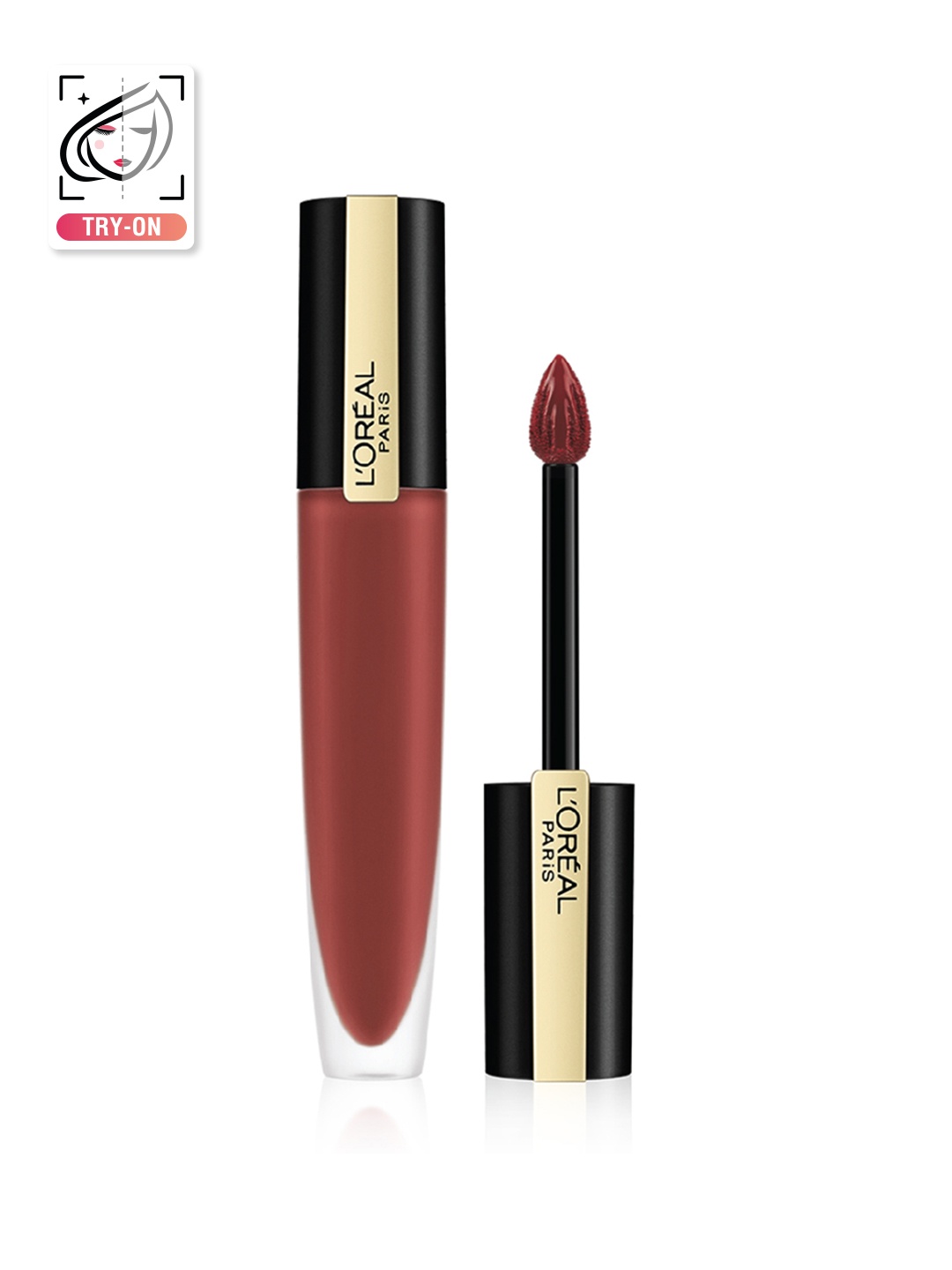 

LOreal Paris Rouge Signature Matte Liquid Lipstick 7 ml - I Convince 145, Brown