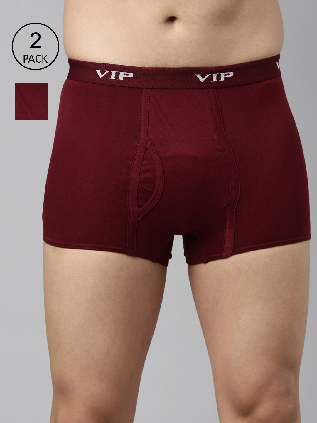 

VIP Men Pack Of 2 Assorted Pure Cotton Trunks PUNCHP_80