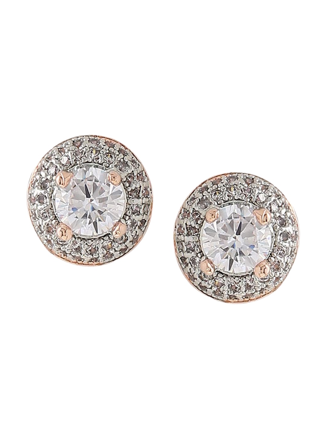 

Tistabene White Contemporary Studs Earrings