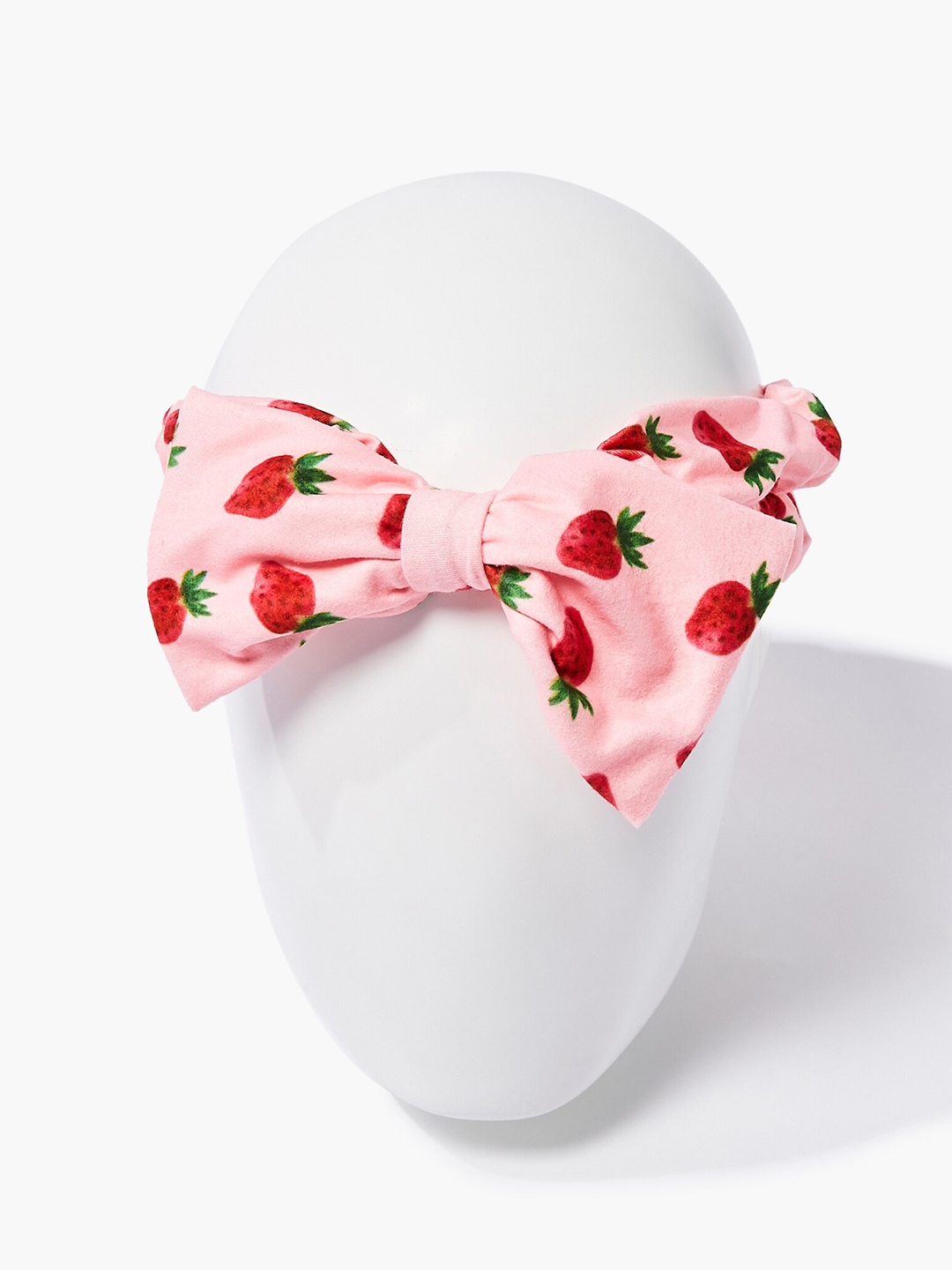 

FOREVER 21 Women Pink & Multicoloured Strawberry Print Hairband
