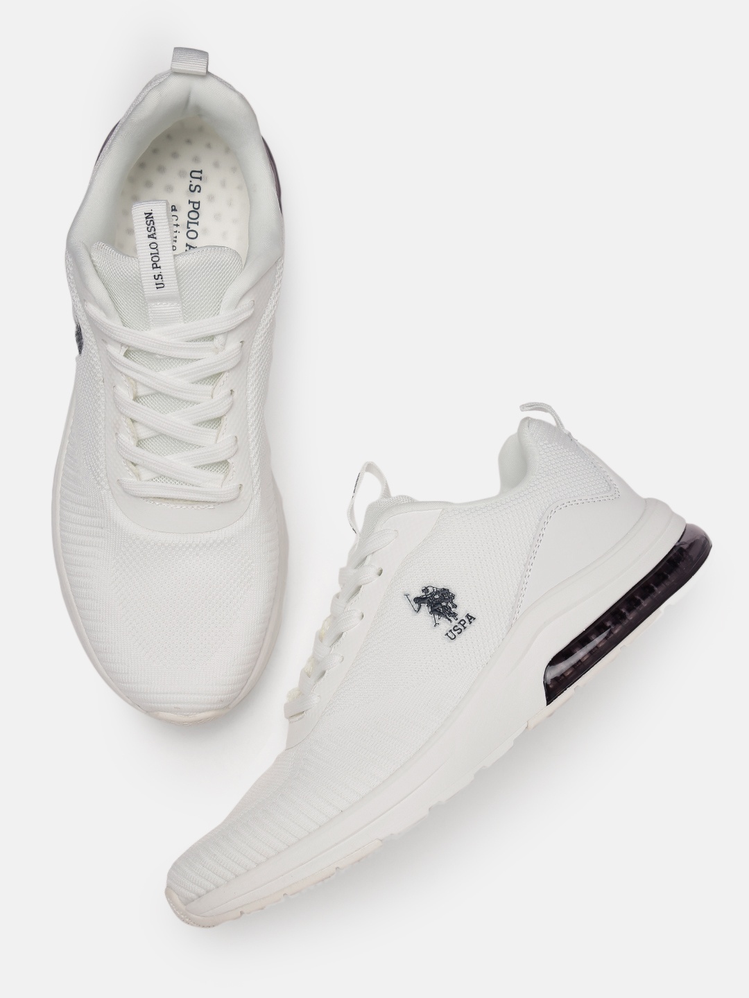

U.S. Polo Assn. Men Off-White Textile Pluner 2.0 Walking Shoes