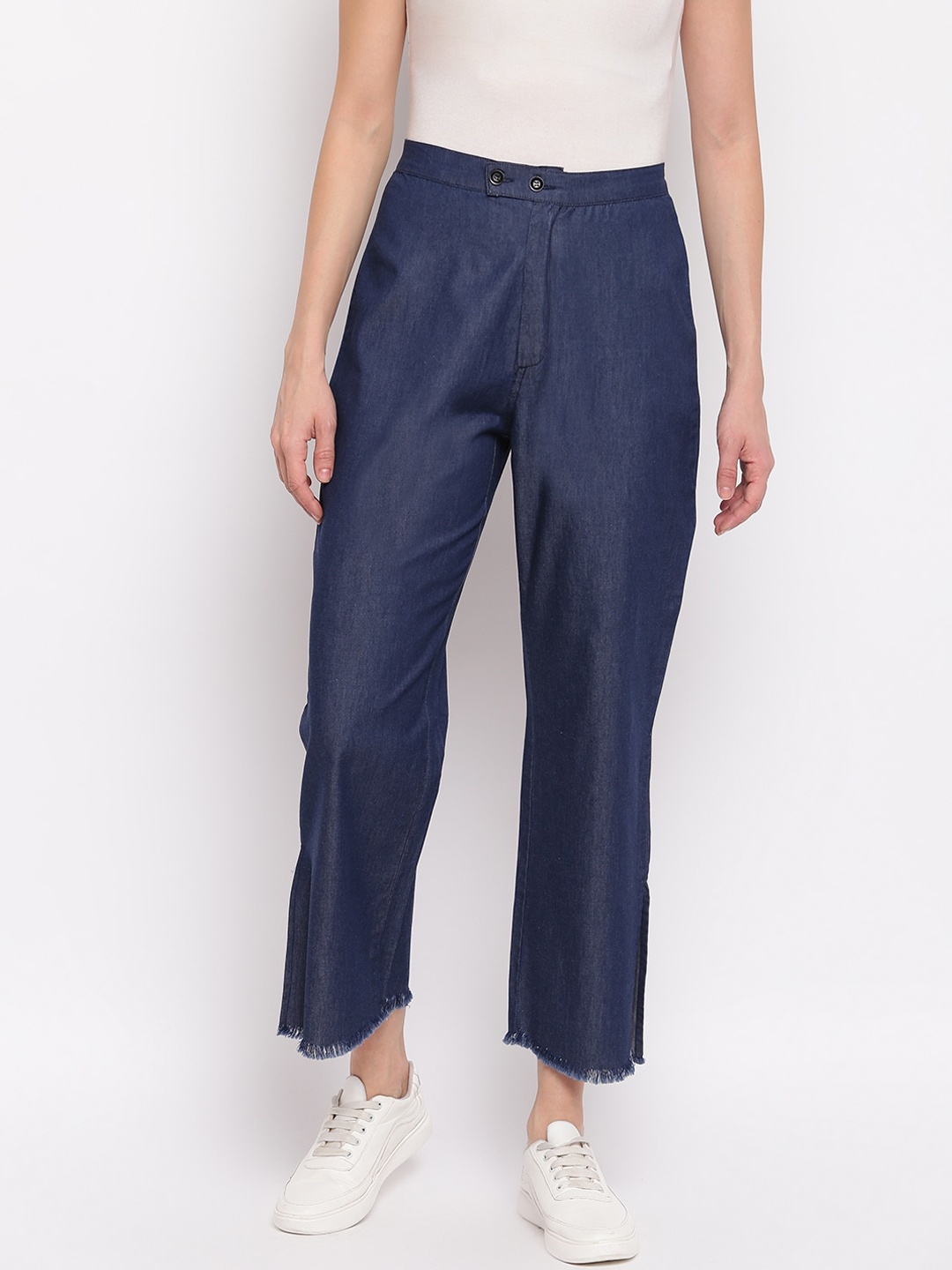 

Mayra Women Blue Trousers