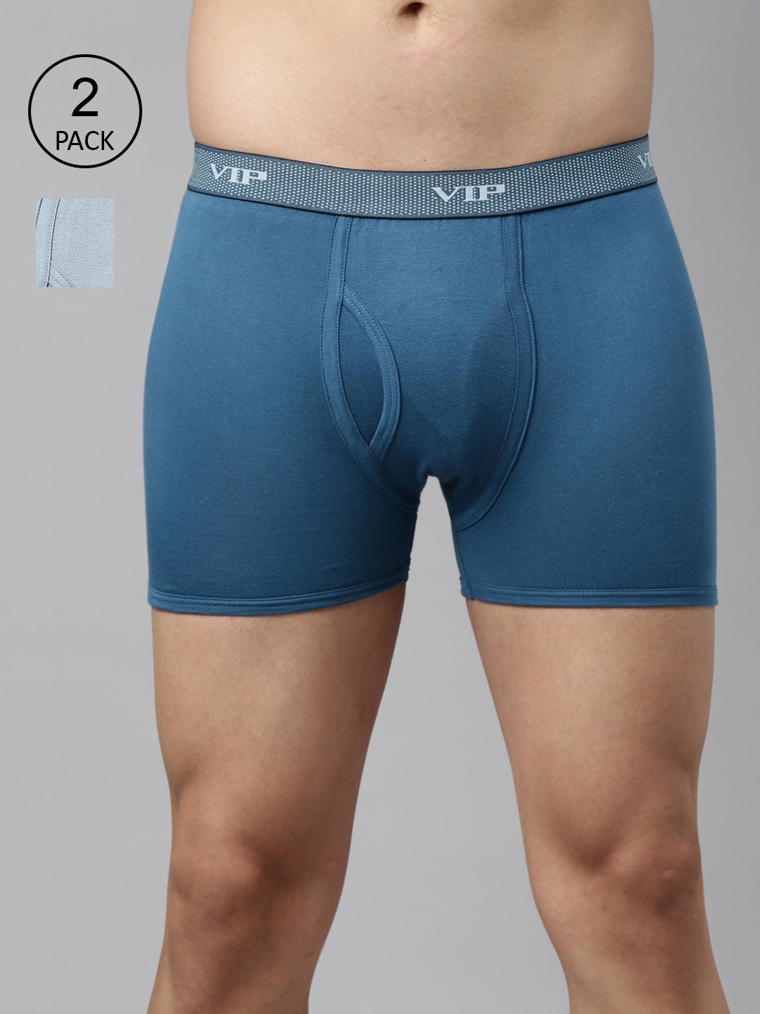 

VIP Men Pack Of 2 Assorted Pure Cotton Trunks FRESHT1_80