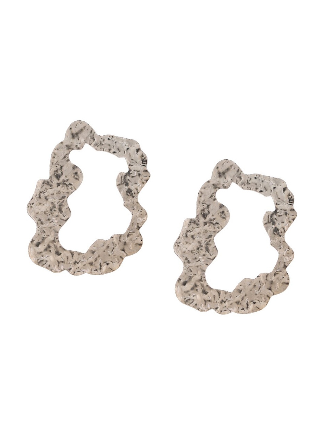 

FOREVER 21 Silver-Toned Contemporary Ear Cuff Earrings