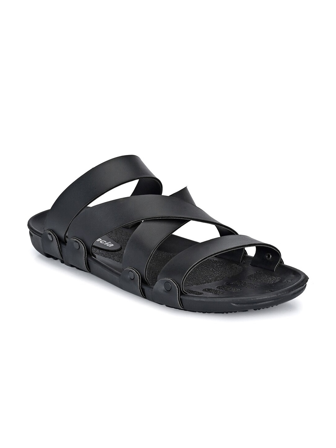 

Fentacia Men Black Comfort Sandals