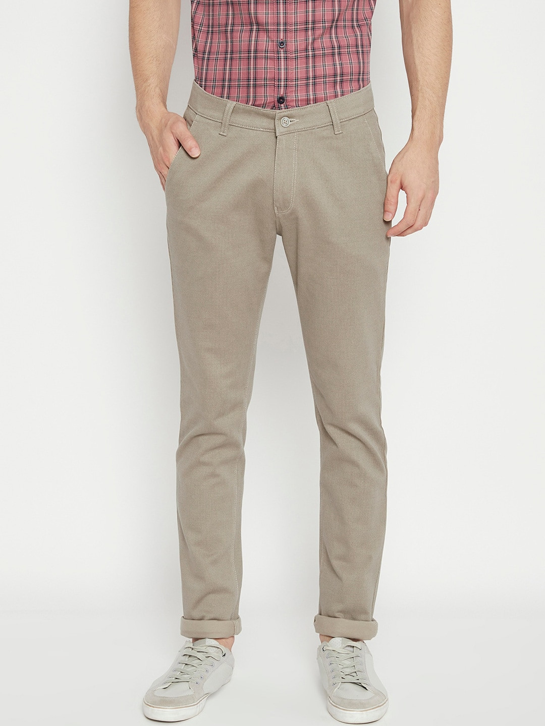 

Crimsoune Club Men Brown Slim Fit Trousers